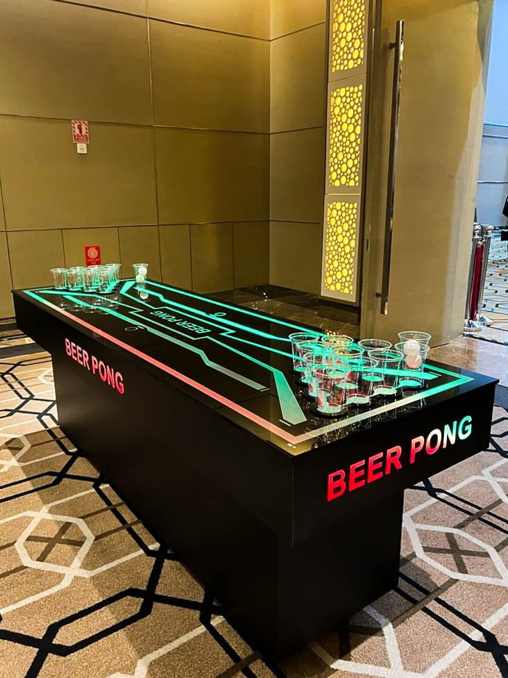 BEER PONG TABLE RENTAL FOR EVENT USE Artcage Rent Sdn Bhd